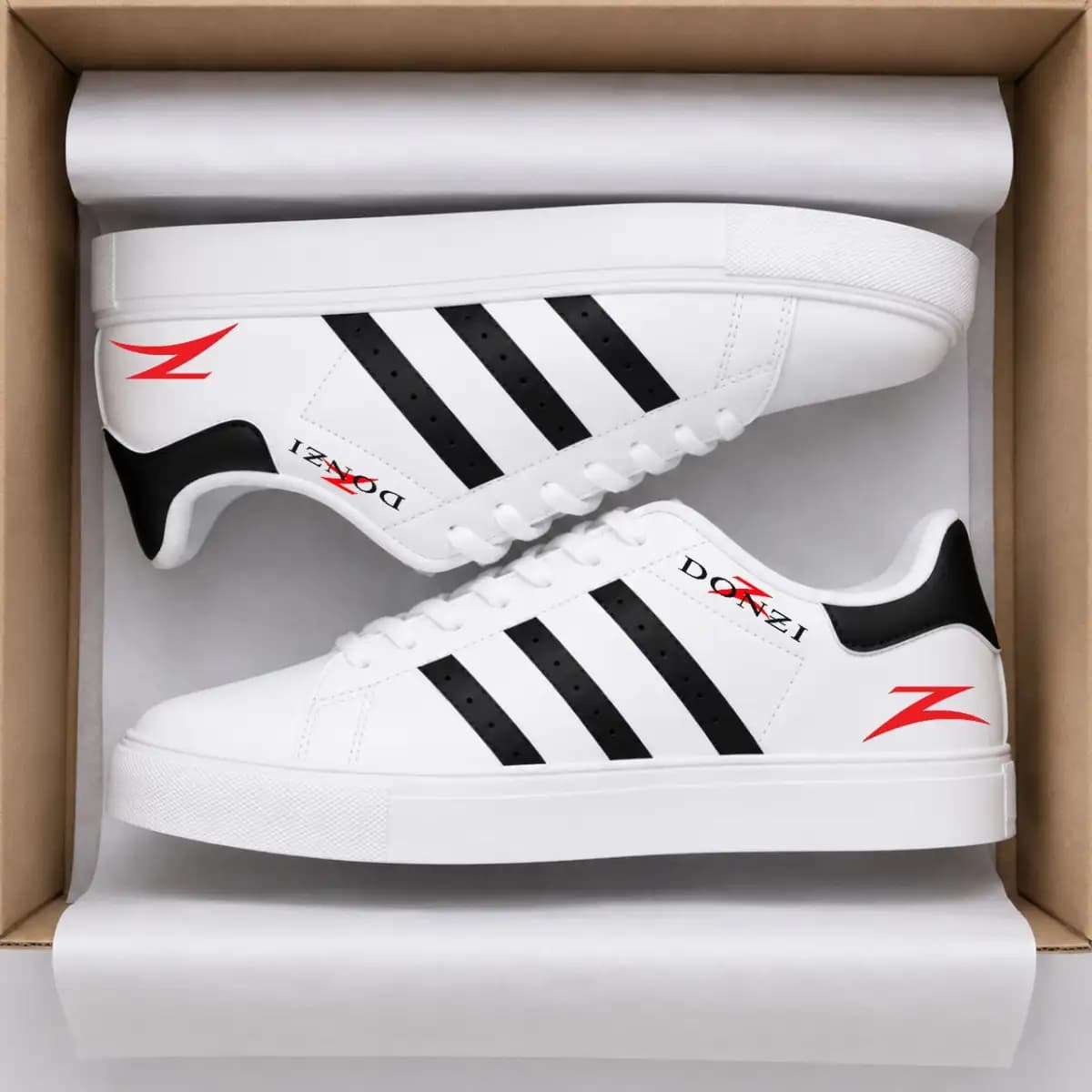Donzi 32 - Low Top Leather Sneakers