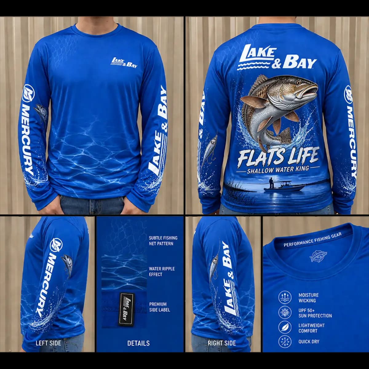 lake & bay 8 - Men’s Premium Long Sleeve T-Shirt
