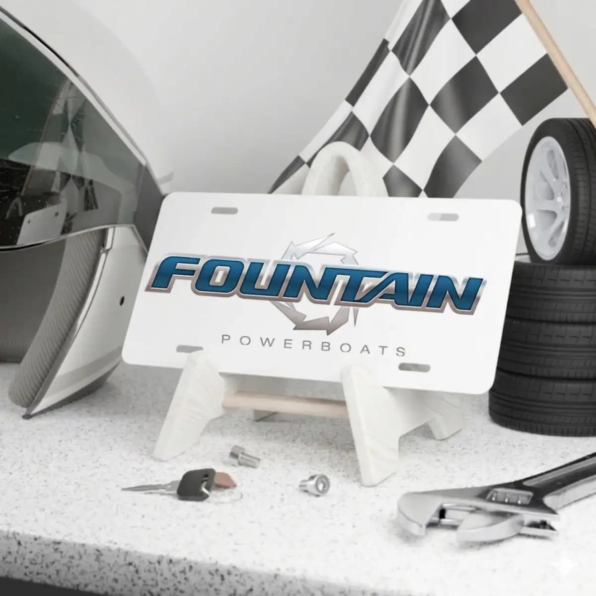 Fountain License Plate 11 - Custom Boat License Plate