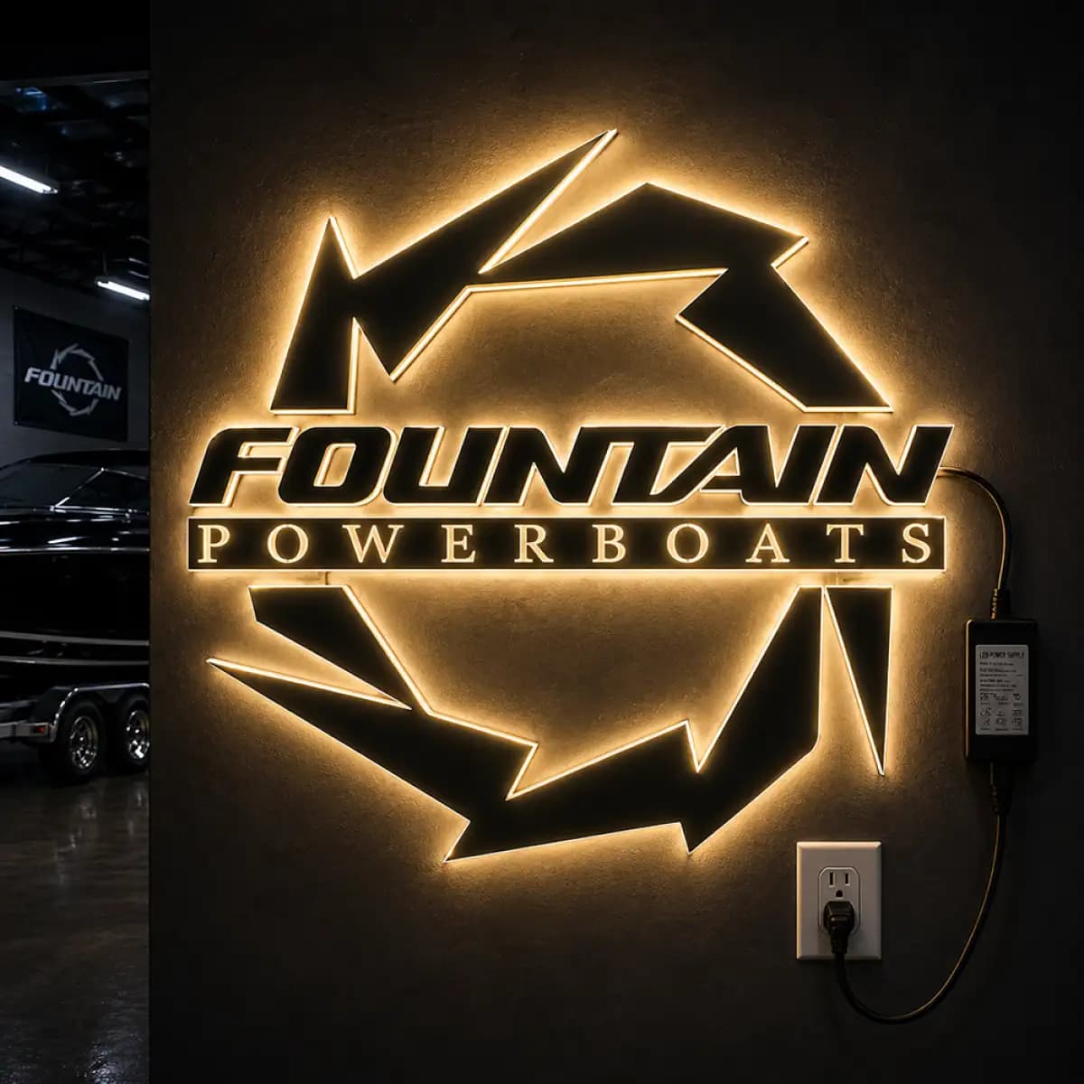 Fountain LED 11 - Premium Custom LED Neon Logo Sign