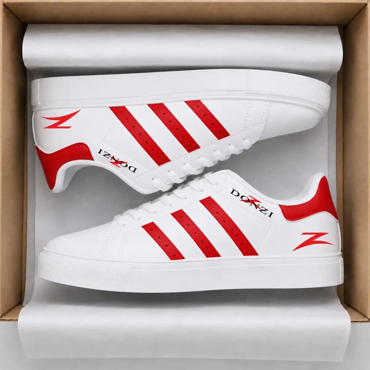 Donzi 33 - Low Top Leather Sneakers