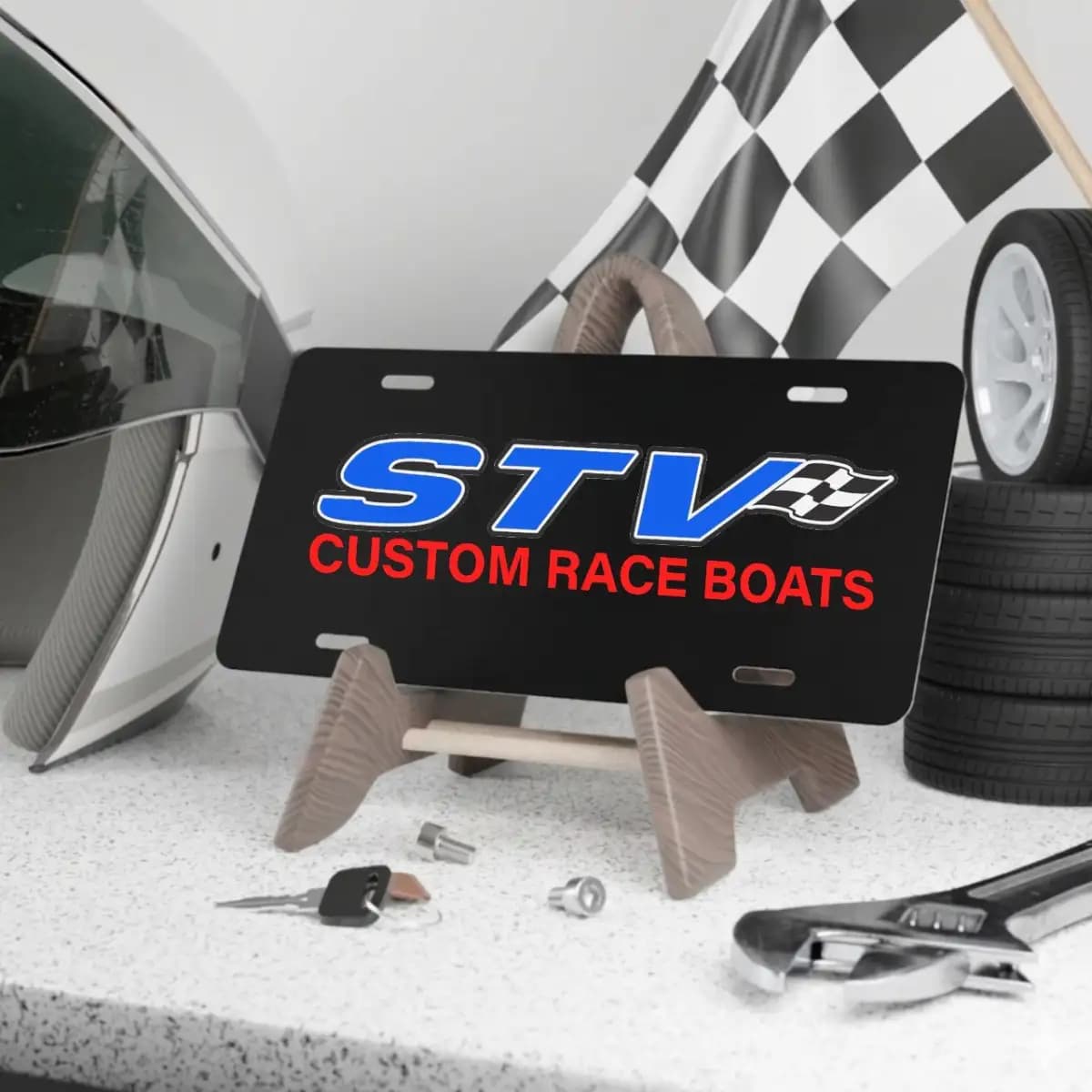 STV License Plate 4 - Custom Boat License Plate