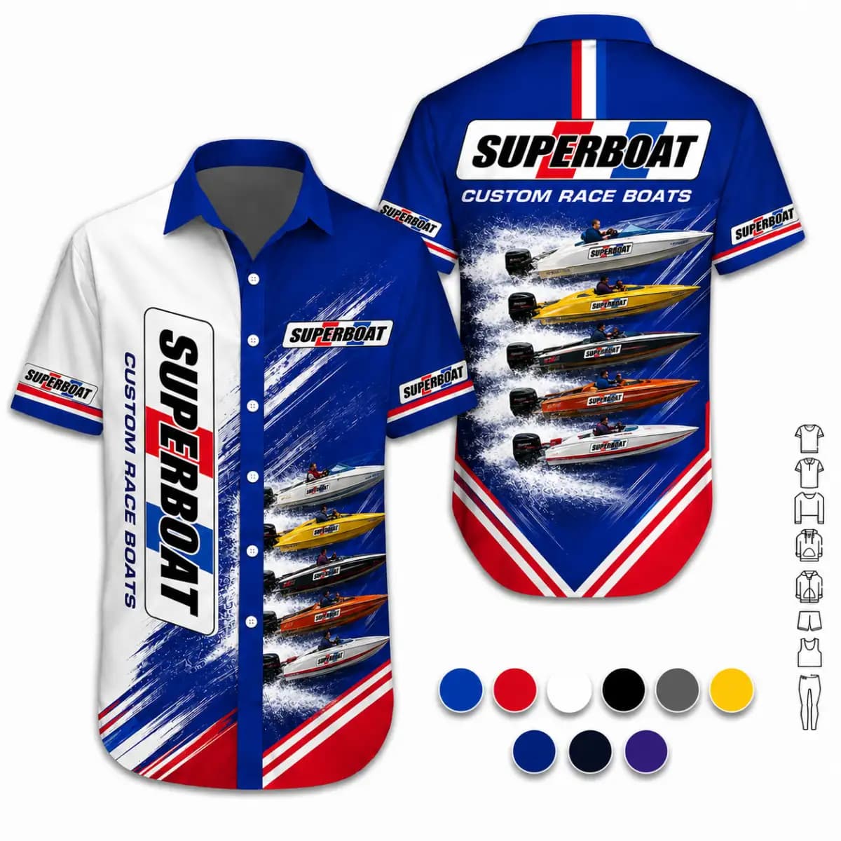 superboat 11 - Premium Hawaiian Shirt