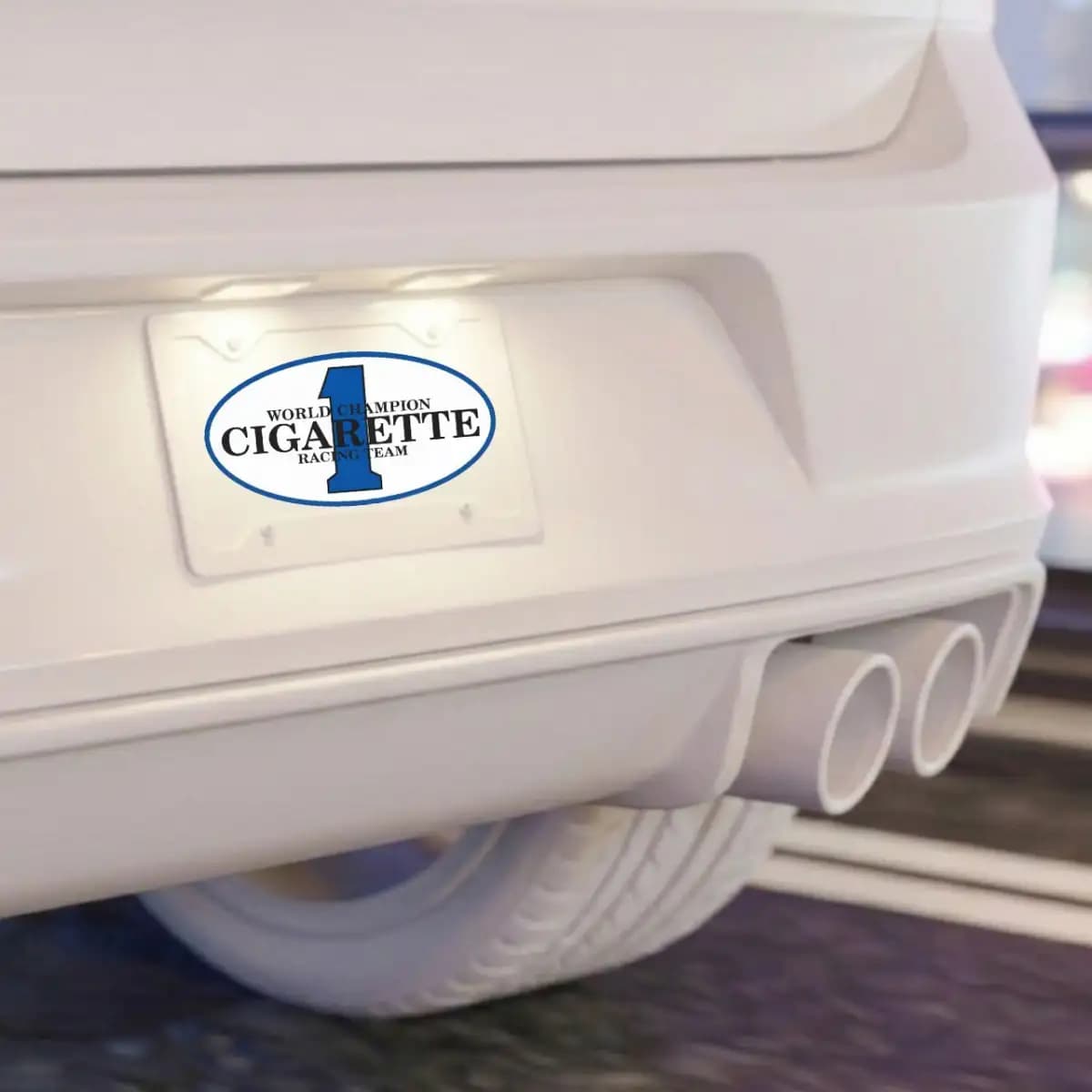 Cigarette License Plate 9 - Custom Boat License Plate