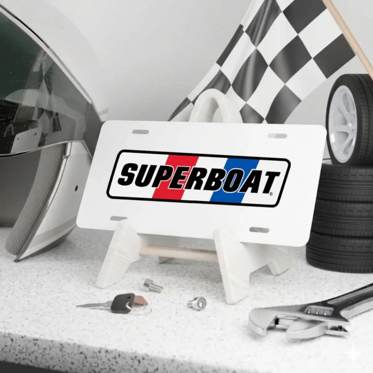 Superboat License Plate 1 - Custom Boat License Plate