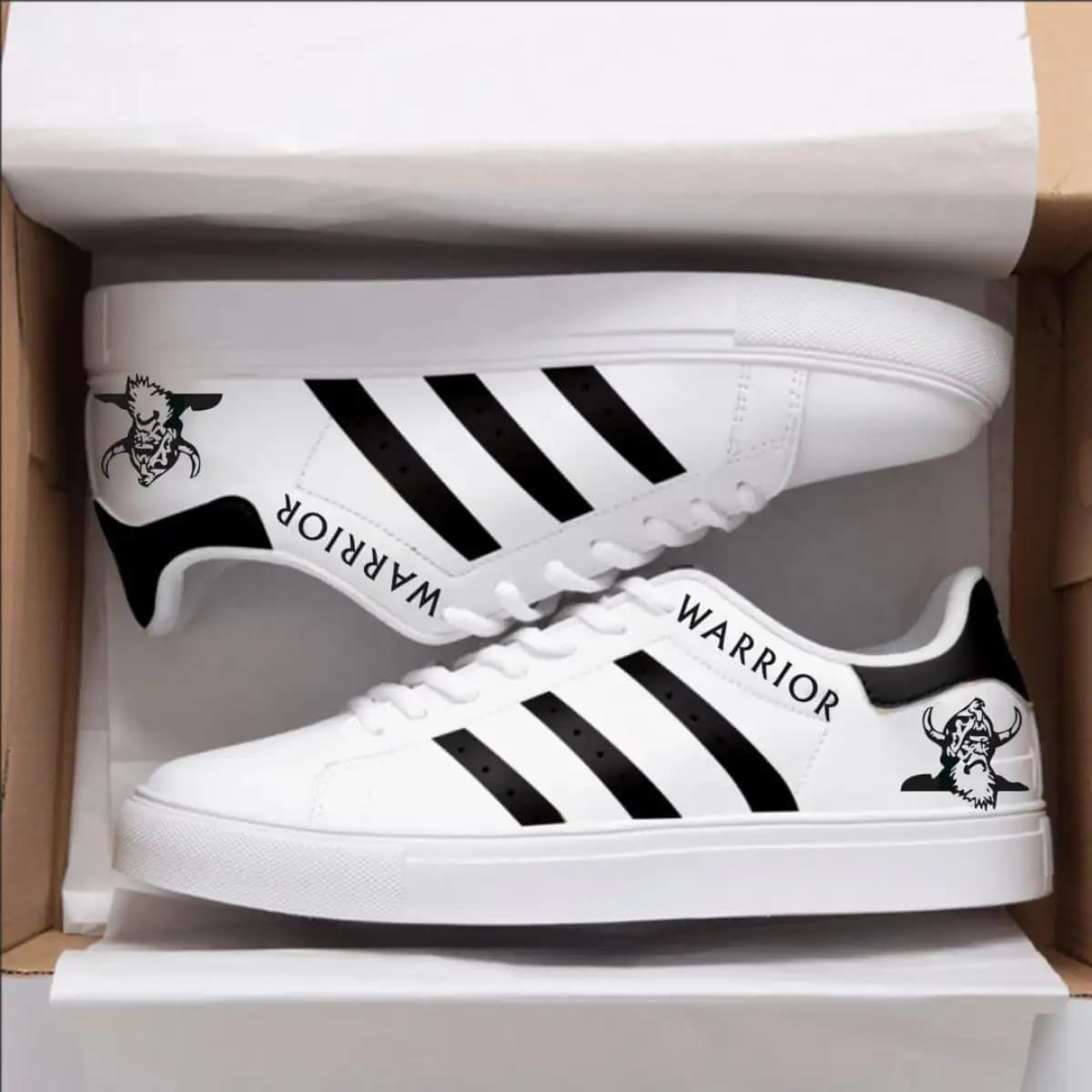 Warrior 7 - Low Top Leather Sneakers