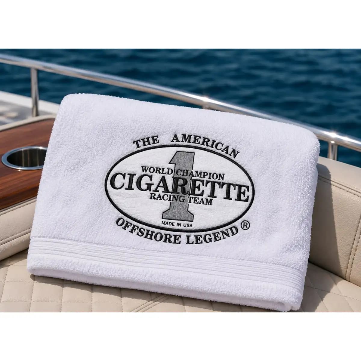 cigarette 56 - Premium Embroidered Towel