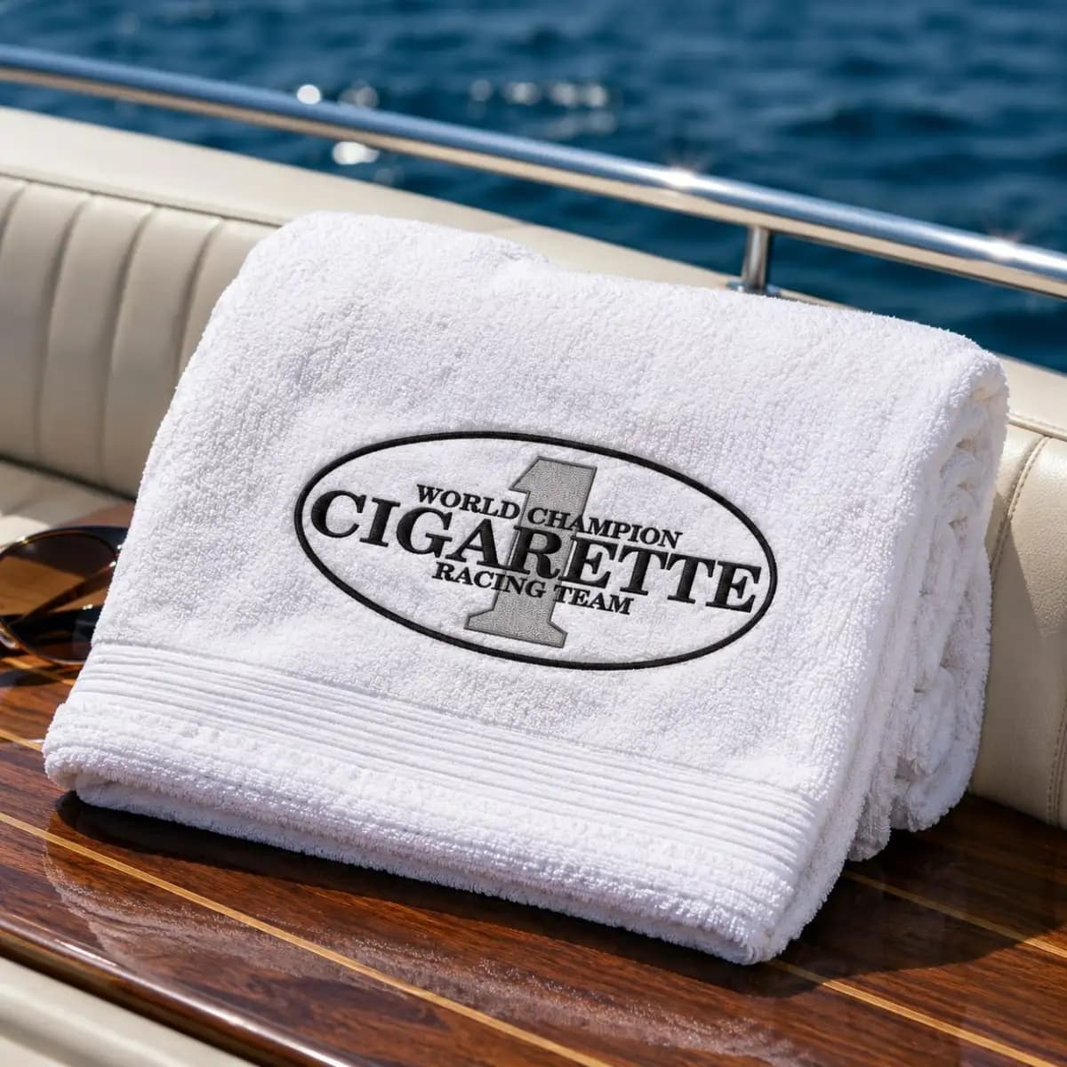 cigarette 51 - Premium Embroidered Towel
