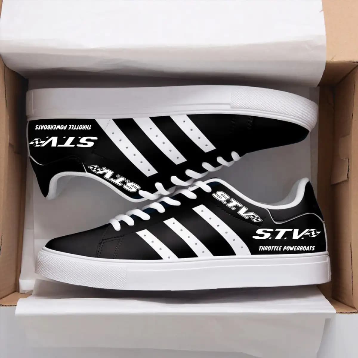stv 33 - Low Top Leather Sneakers
