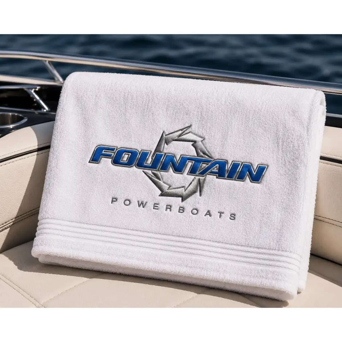 fountain 56 - Premium Embroidered Towel
