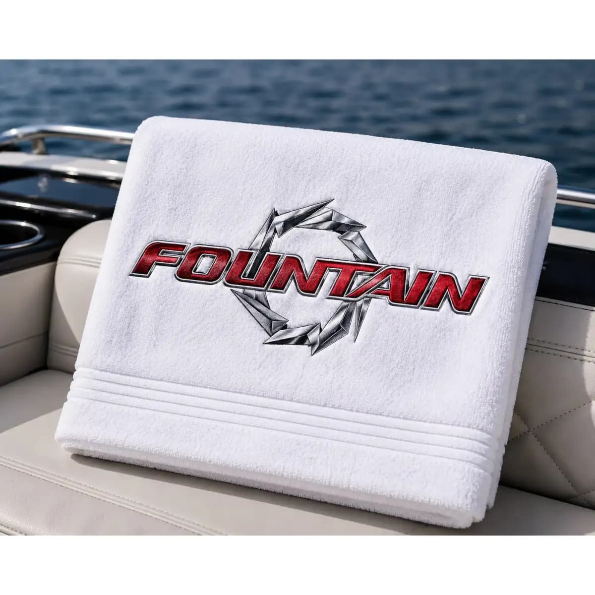 fountain 55 - Premium Embroidered Towel
