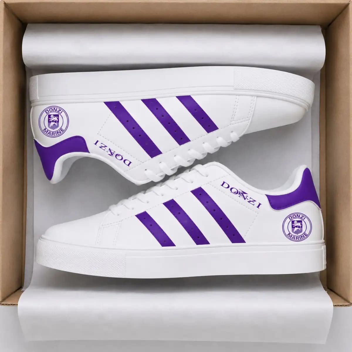 Donzi 36 - Low Top Leather Sneakers