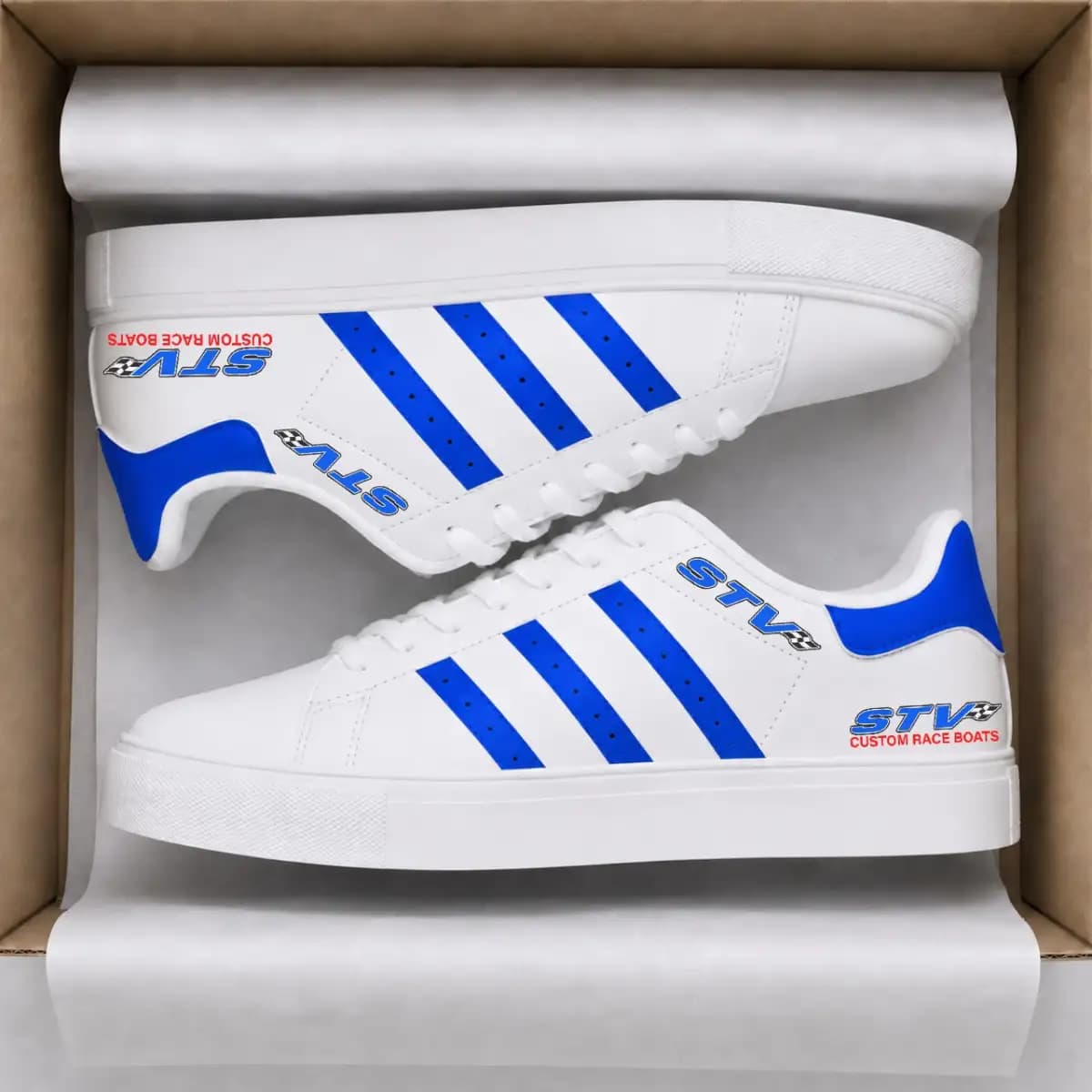 stv 32 - Low Top Leather Sneakers