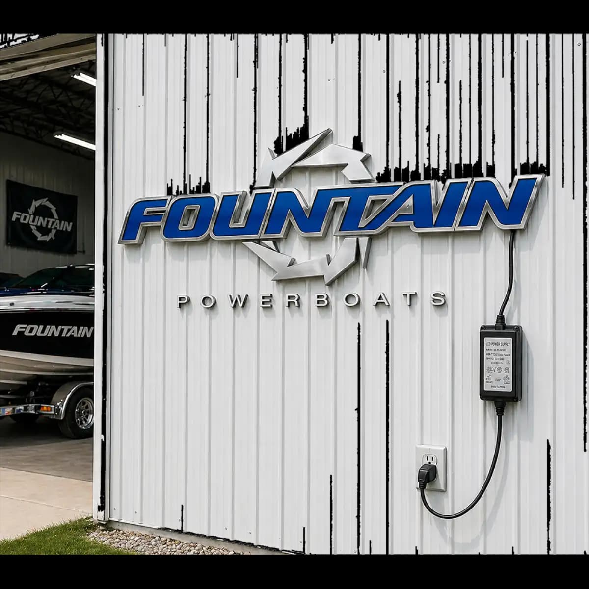 Fountain LED 8 - Premium Custom LED Neon Logo Sign