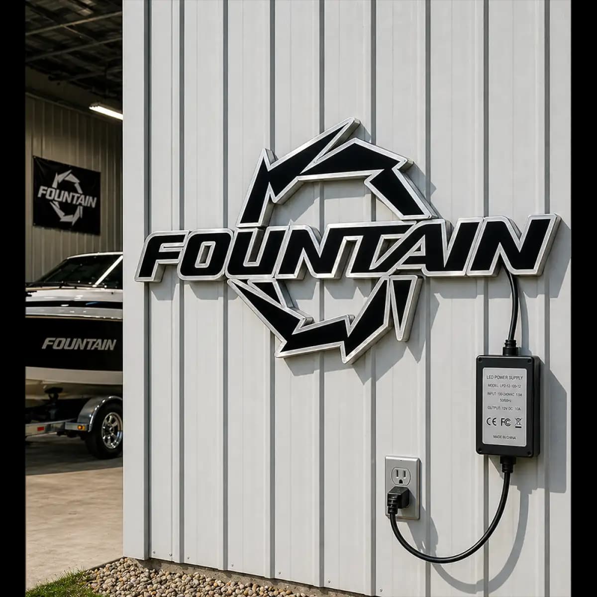 Fountain LED 7 - Premium Custom LED Neon Logo Sign