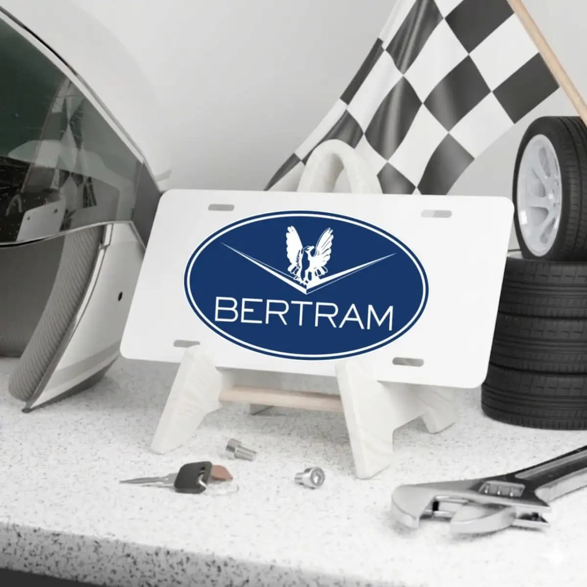Bertram License Plate 2 - Custom Boat License Plate