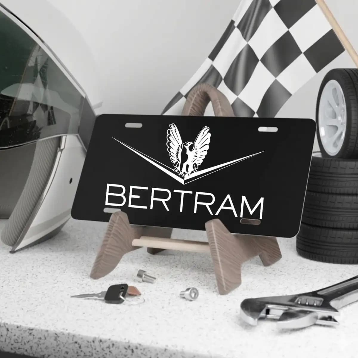 Bertram License Plate 1 - Custom Boat License Plate