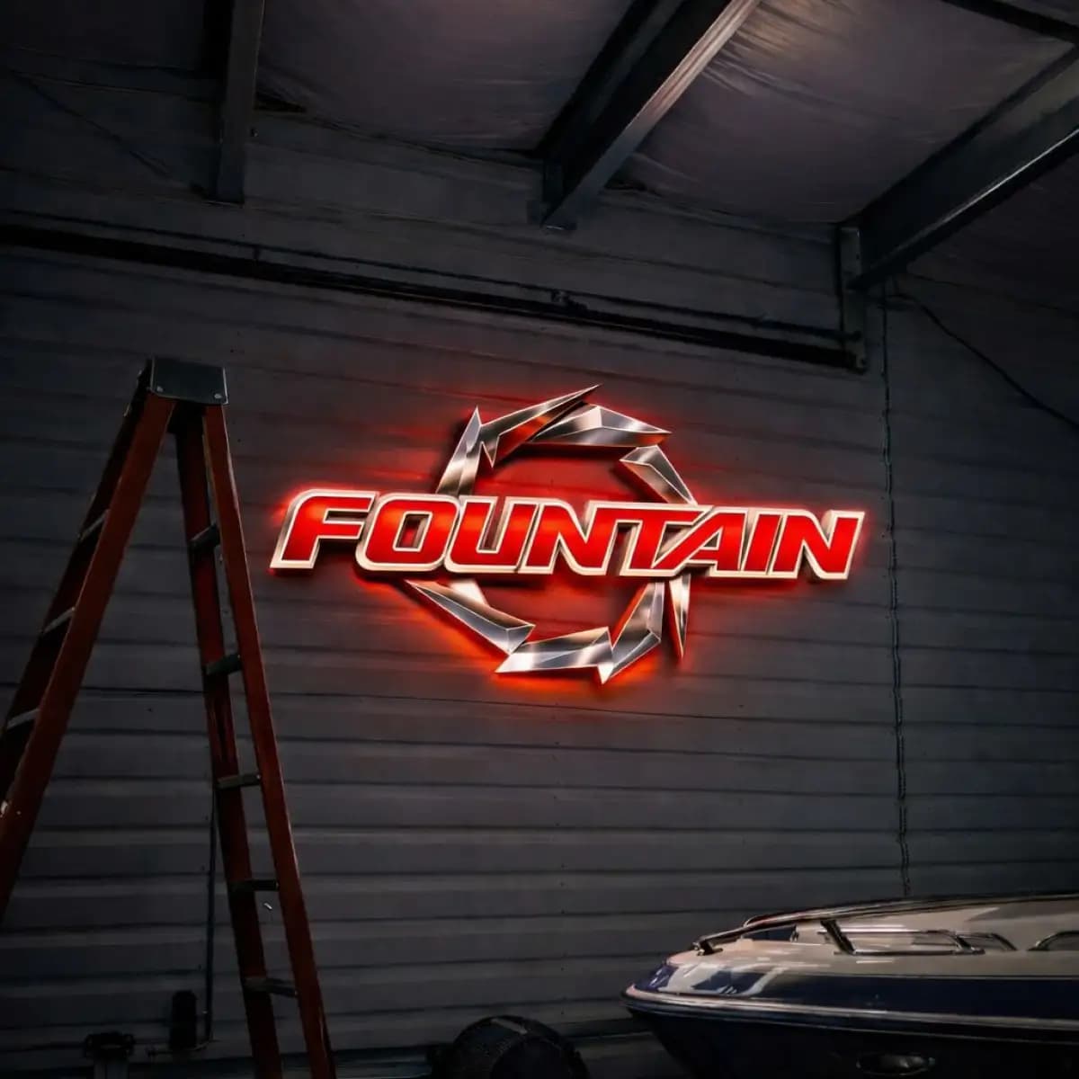 Fountain LED 5 - Premium Custom LED Neon Logo Sign