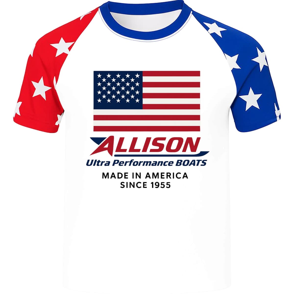 Limited edition - Red White Blue Raglan T-Shirt