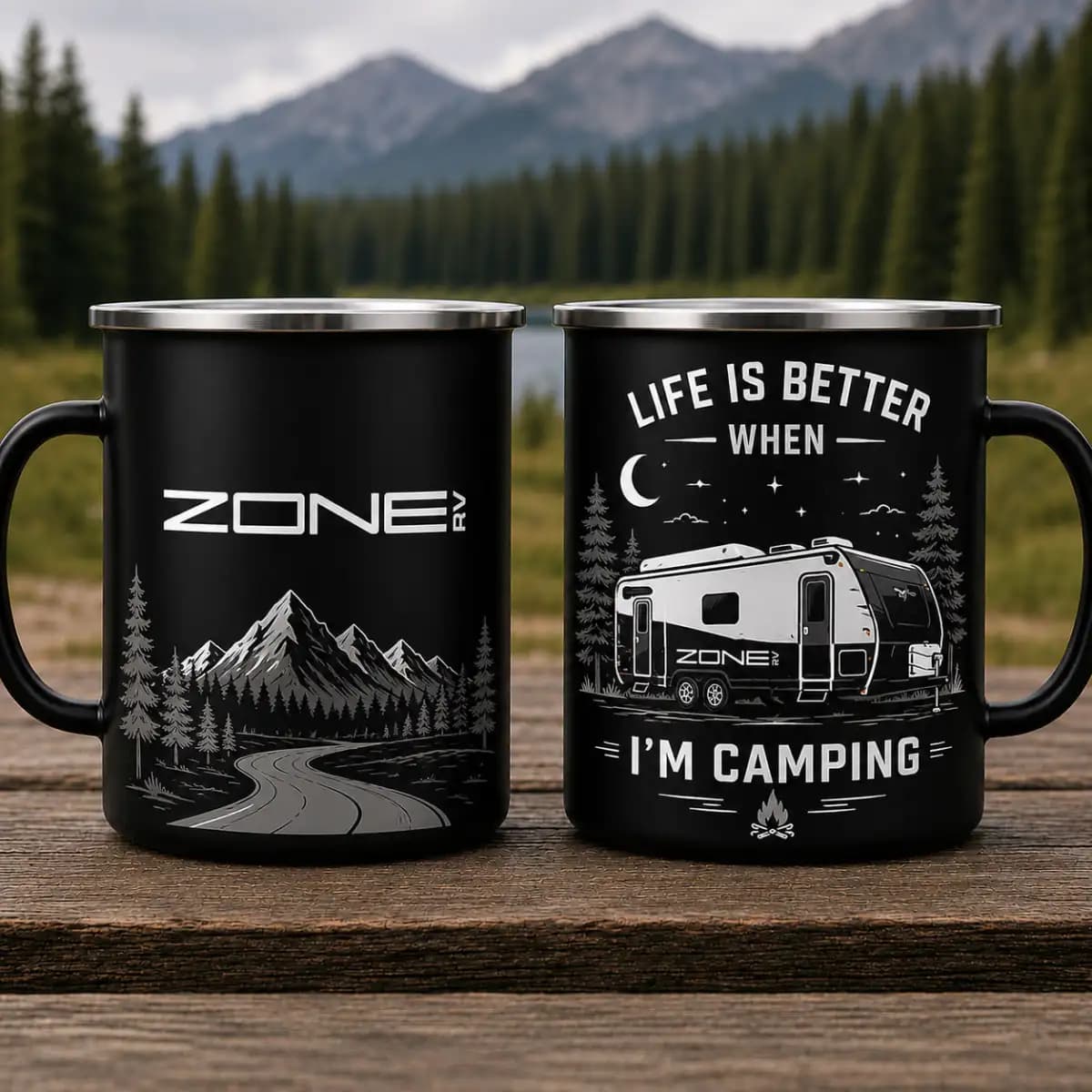 Zone rv Premium - Personalized Camping Mug