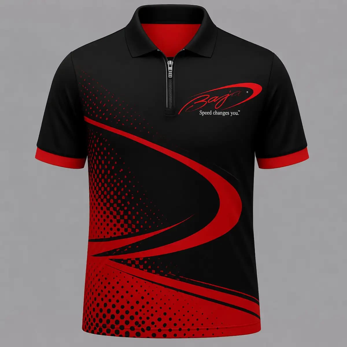 Baja boats Polo - Premium Unisex Zip-Up Polo T-Shirt