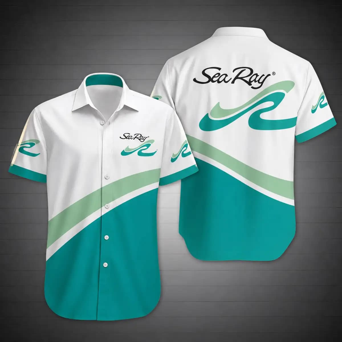 sea ray boat - Premium Hawaiian Shirt