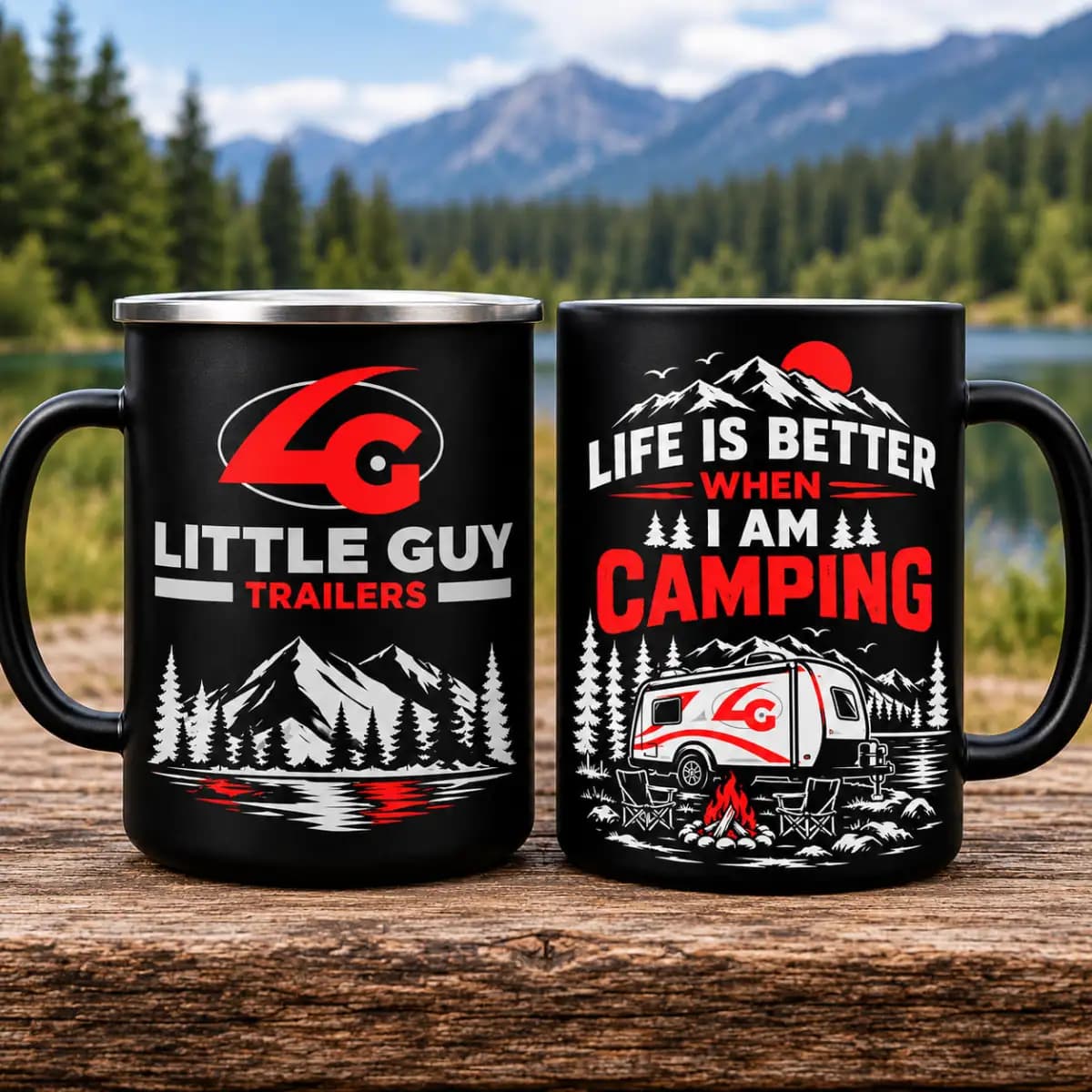 little guy trailers 1 - Personalized Camping Mug