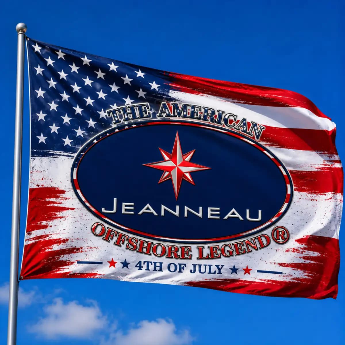Jeanneau Premium Flag - Triangle Pennant Flag