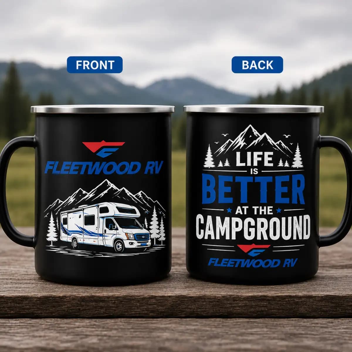 Fleetwood RVs - Personalized Camping Mug