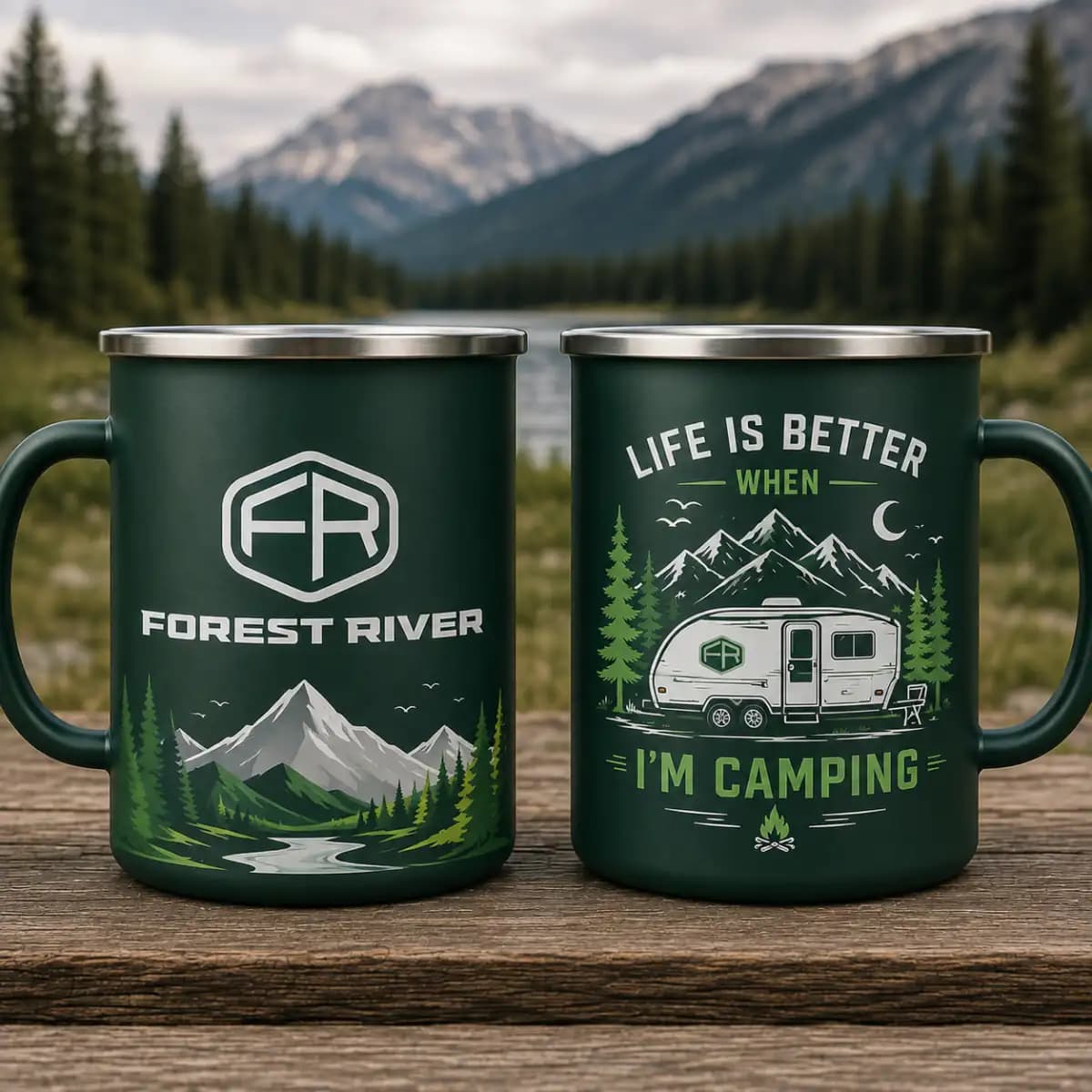 Forest River Rv - Personalized Camping Mug