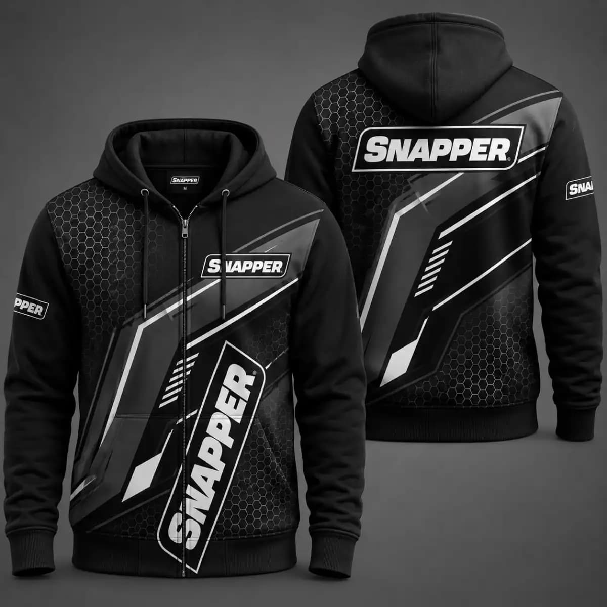 snapper mowers - Man's zip-up Hoodie