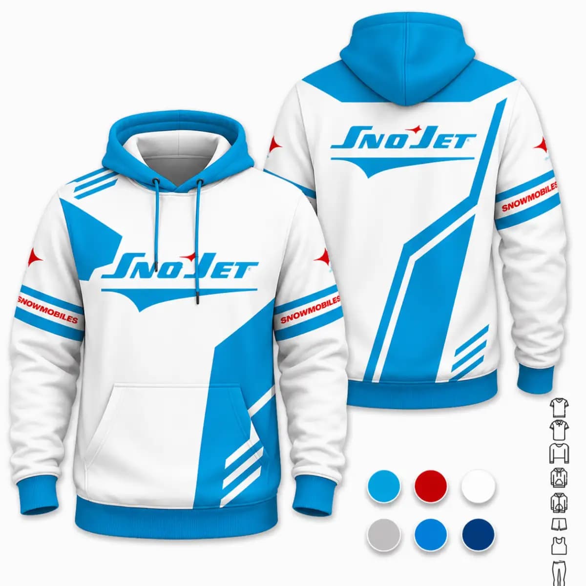 Sno Jet Snowmobiles - Men's Premium Hoodie