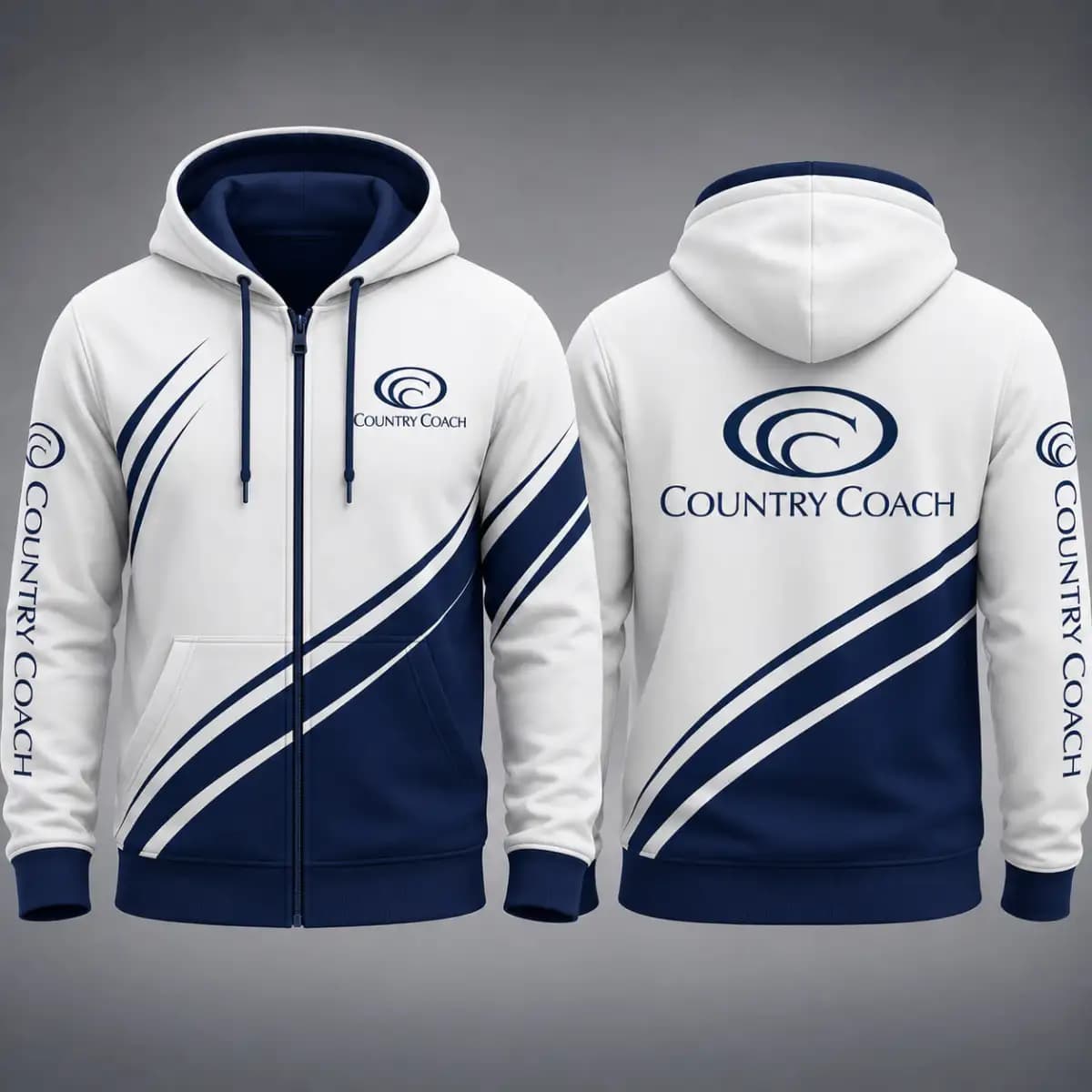 Country Coach 99 - Man's zip-up Hoodie