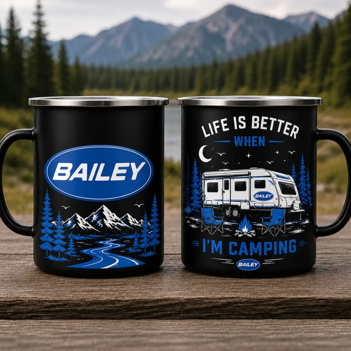 Bailey Caravan Premium 05 - Personalized Camping Mug