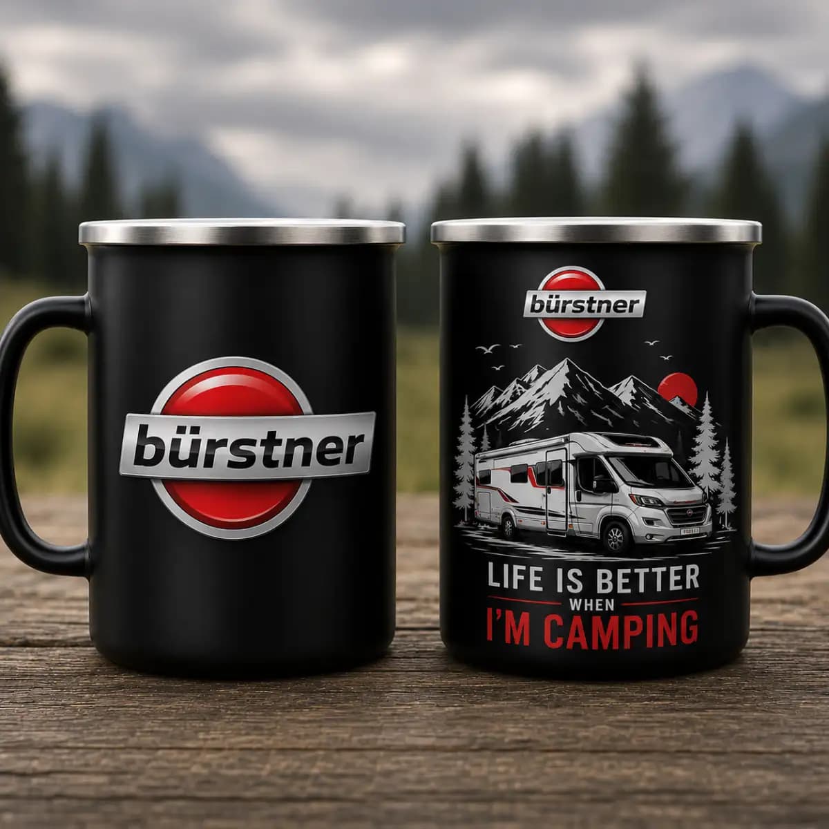 Burstner 2 - Personalized Camping Mug