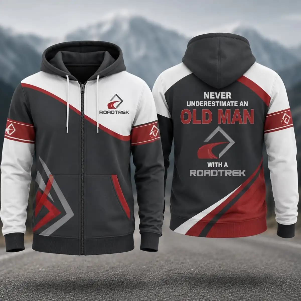 Roadtrek Premium - Man's zip-up Hoodie