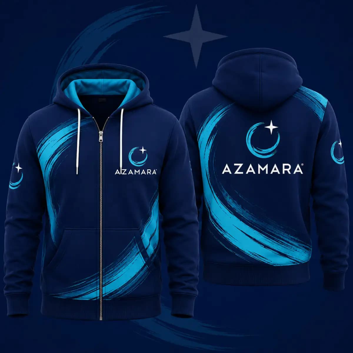 azamara - Man's zip-up Hoodie