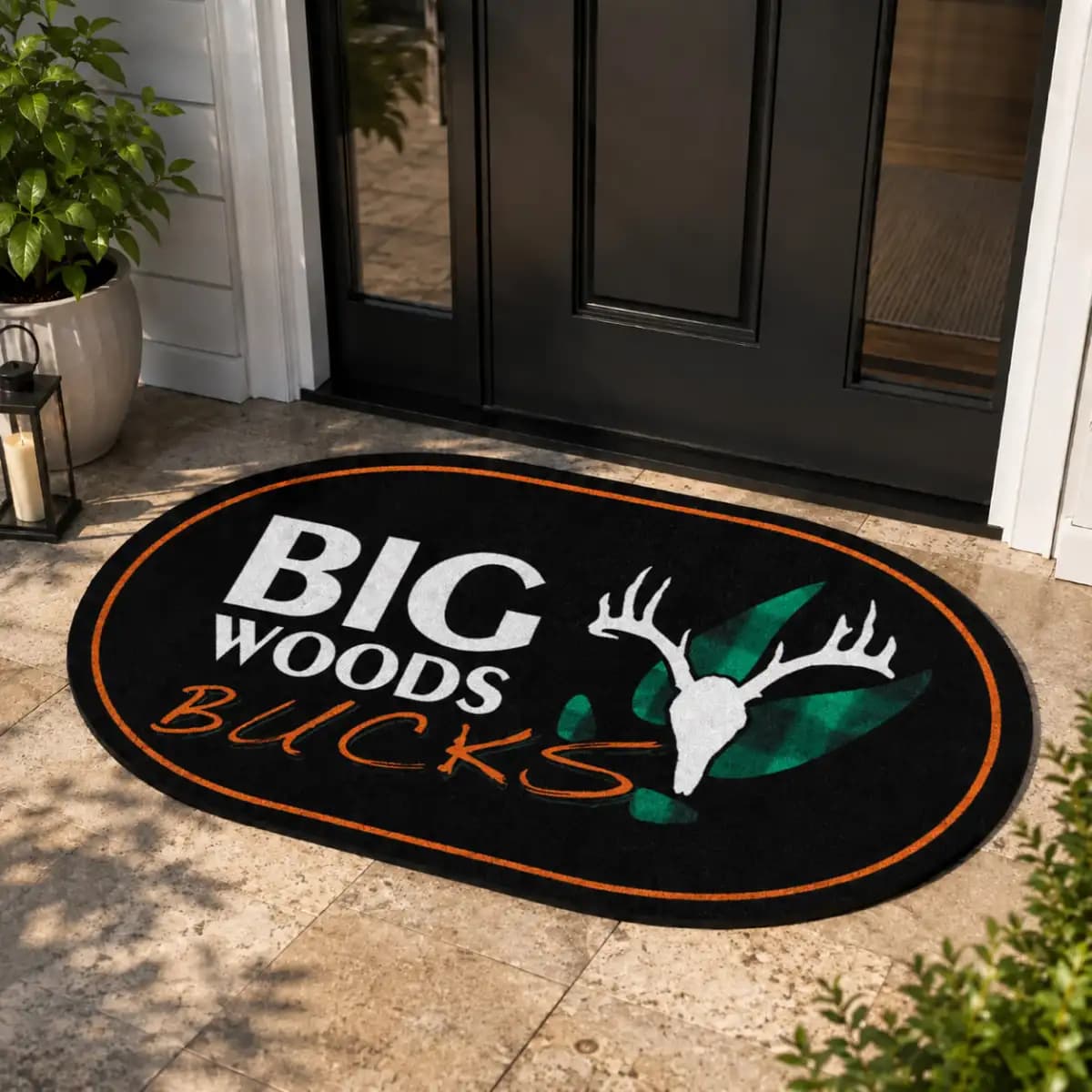 Big woods bucks Premium 5 - Custom Doormat