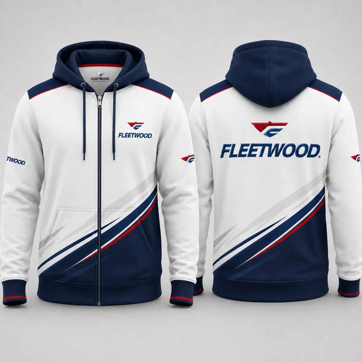 Fleetwood - Man's zip-up Hoodie