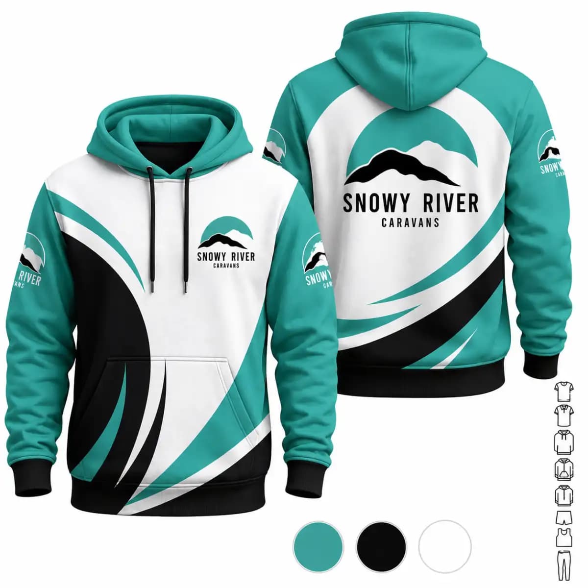 Snowy River Caravans - Men's Premium Hoodie