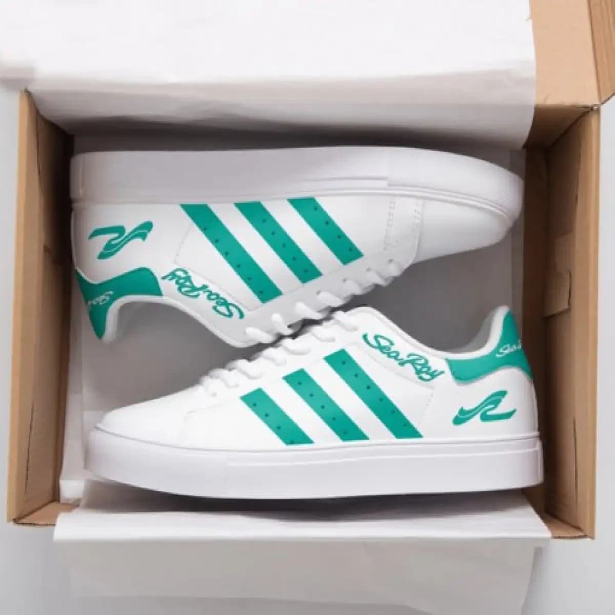 Sea Ray boat Skate Stan Smith New Shoes - Low Top Leather Sneakers