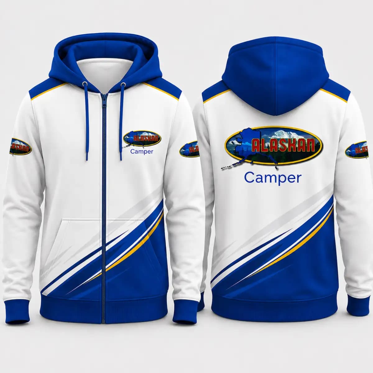 Alaskan Camper - Man's zip-up Hoodie