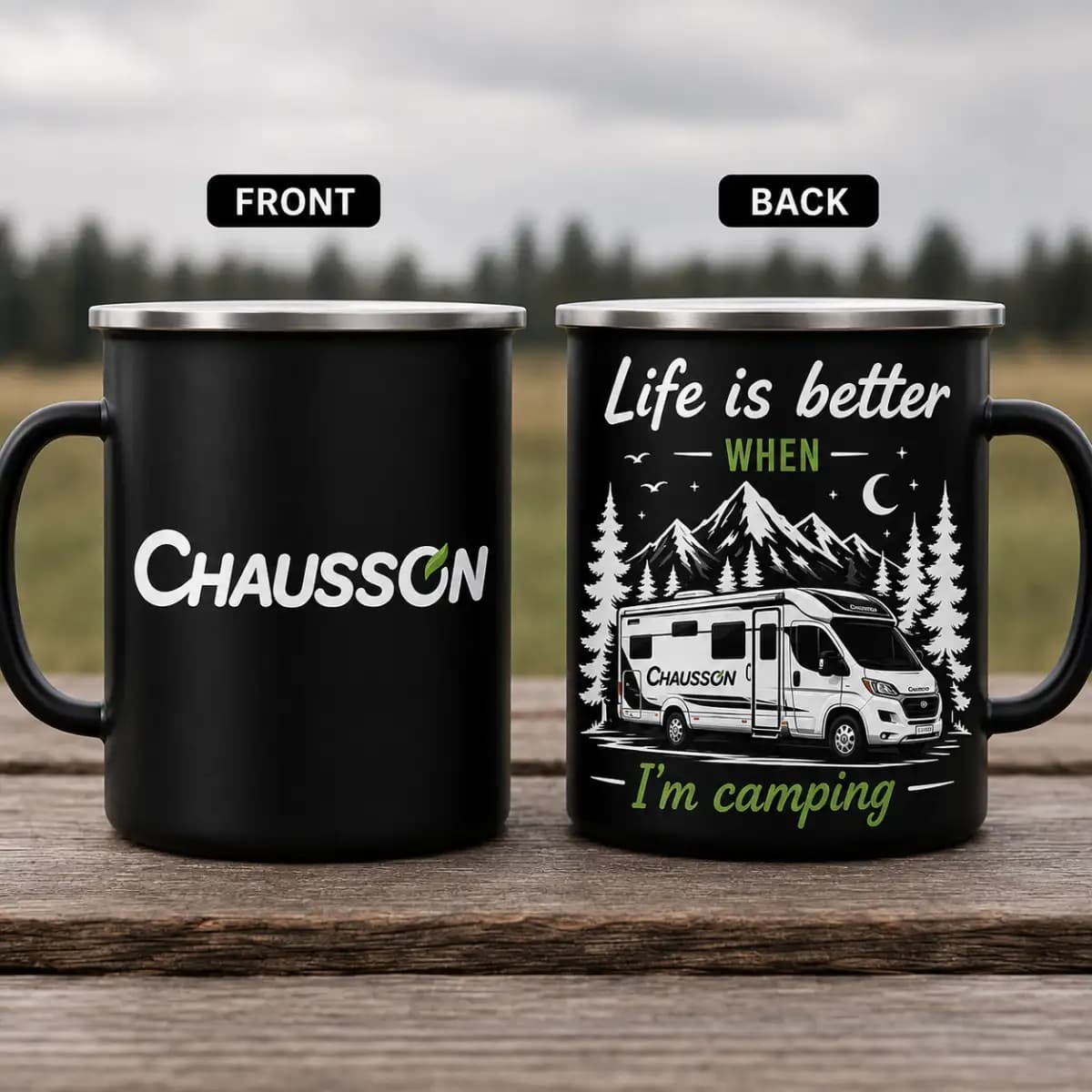 Chausson Motorhomes - Personalized Camping Mug