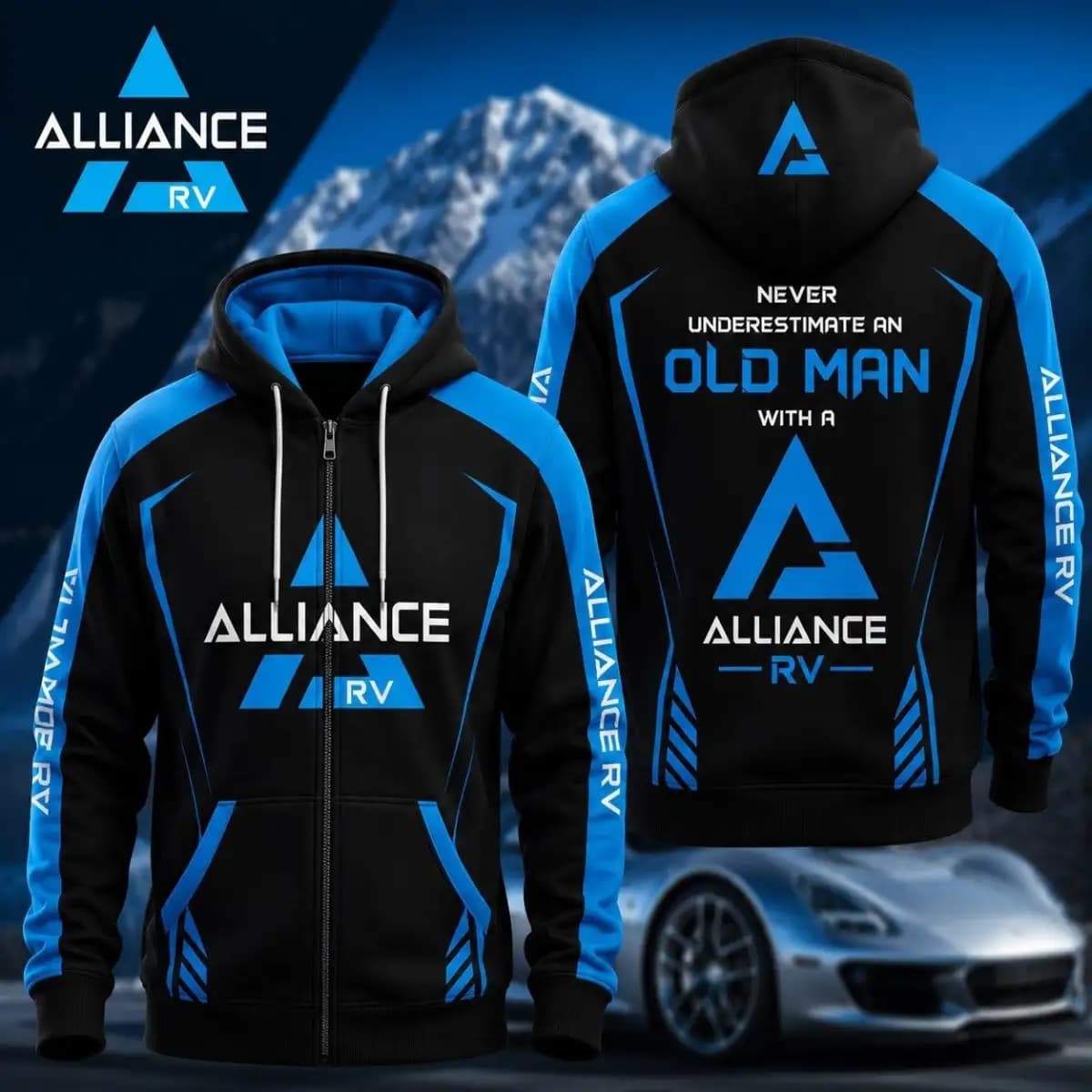 Alliance Rv Premium - Man's zip-up Hoodie