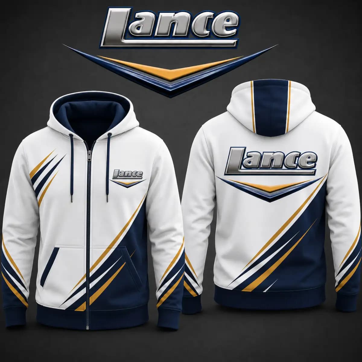 Lance rv - Man's zip-up Hoodie